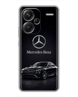 Чехол для Xiaomi Redmi Note 13 Pro Plus с картинкой «Mercedes — решетка радиатора»