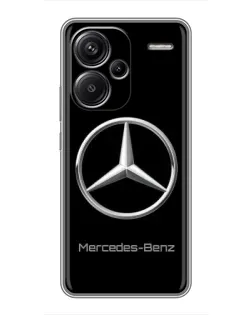 Чехол для Xiaomi Redmi Note 13 Pro Plus с картинкой «Mercedes Silver Logo»