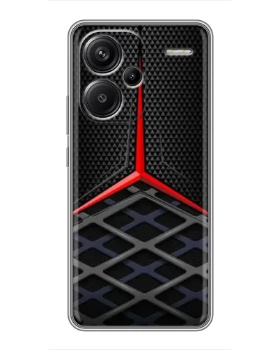 Чехол для Xiaomi Redmi Note 13 Pro Plus с картинкой «Mercedes Carbon Grid»