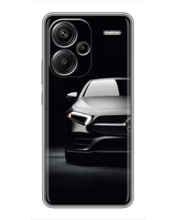 Чехол для Xiaomi Redmi Note 13 Pro Plus с картинкой «Свет фар Mercedes»