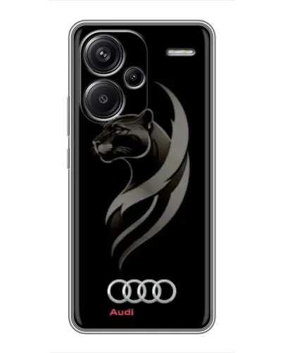 Чехол для Xiaomi Redmi Note 13 Pro Plus с картинкой «Графика — пантера и Audi» Чехол для Xiaomi Redmi Note 13 Pro Plus с картинкой «Графика — пантера и Audi»