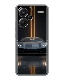Чехол для Xiaomi Redmi Note 13 Pro Plus с картинкой «Lamborghini золотые линии» Чехол для Xiaomi Redmi Note 13 Pro Plus с картинкой «Lamborghini золотые линии»