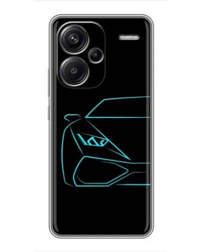 Чехол для Xiaomi Redmi Note 13 Pro Plus с картинкой «Голубой силуэт Lamborghini» Чехол для Xiaomi Redmi Note 13 Pro Plus с картинкой «Голубой силуэт Lamborghini»