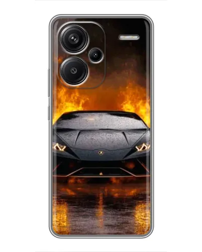 Чехол для Xiaomi Redmi Note 13 Pro Plus с картинкой «Lamborghini в огне» Чехол для Xiaomi Redmi Note 13 Pro Plus с картинкой «Lamborghini в огне»
