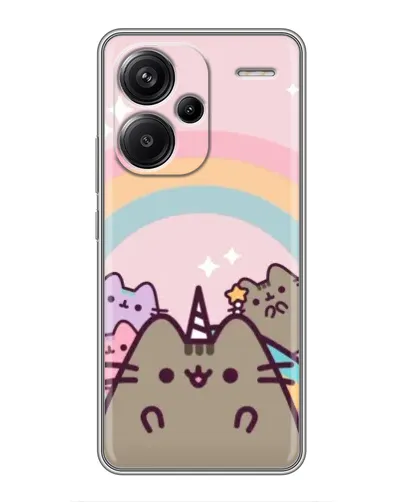 Чехол для Xiaomi Redmi Note 13 Pro Plus с картинкой «Единорог Pusheen»