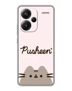 Чехол для Xiaomi Redmi Note 13 Pro Plus с картинкой «Pusheen логотип»