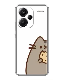 Чехол для Xiaomi Redmi Note 13 Pro Plus с картинкой «Пушин с печеньем»