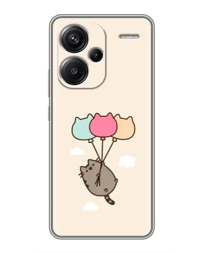 Чехол для Xiaomi Redmi Note 13 Pro Plus с картинкой «Пушин на шариках»