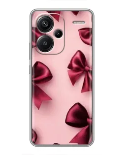 Чехол для Xiaomi Redmi Note 13 Pro Plus с картинкой «Бордовый атлас»