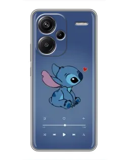 Чехол для Xiaomi Redmi Note 13 Pro Plus с картинкой «Музыкальный Stitch»
