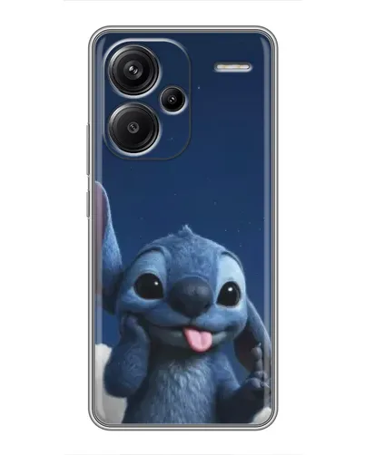 Чехол для Xiaomi Redmi Note 13 Pro Plus с картинкой «Стич в облаках»