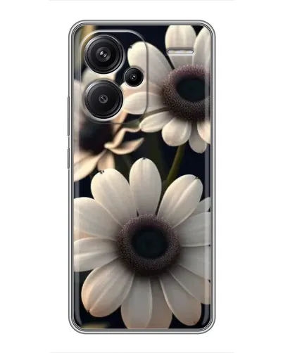 Чехол для Xiaomi Redmi Note 13 Pro Plus с картинкой «Белые маргаритки макро»