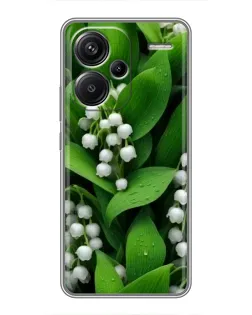 Чехол для Xiaomi Redmi Note 13 Pro Plus с картинкой «Ландыши в зелени»