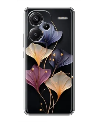 Чехол для Xiaomi Redmi Note 13 Pro Plus с картинкой «Лиловые цветы грации»