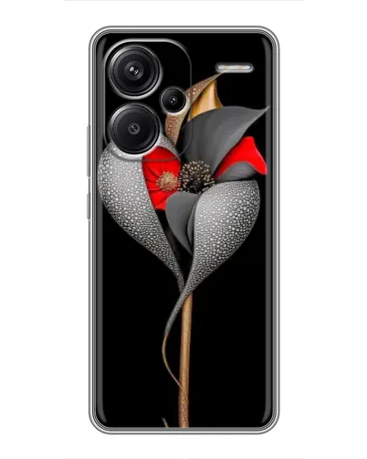 Чехол для Xiaomi Redmi Note 13 Pro Plus с картинкой «Серебряный фантазийный цветок» Чехол для Xiaomi Redmi Note 13 Pro Plus с картинкой «Серебряный фантазийный цветок»