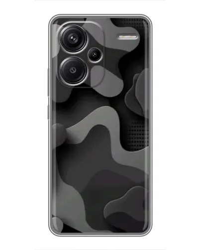 Чехол для Xiaomi Redmi Note 13 Pro Plus с картинкой «Темный абстрактный камуфляж»