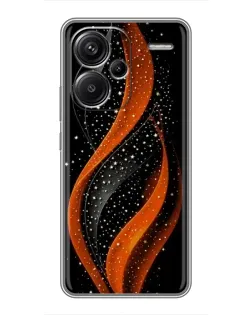 Чохол для Xiaomi Redmi Note 13 Pro Plus з картинкою «Вогняна зоряна хвиля»