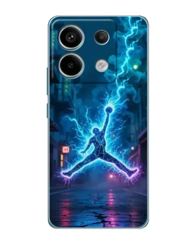 Чехол для Xiaomi Redmi Note 13 Pro с картинкой «Jordan Gold Jumpman»