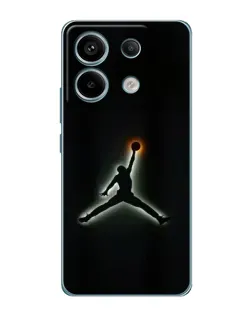 Чехол для Xiaomi Redmi Note 13 Pro с картинкой «Jordan Gradient Logo»