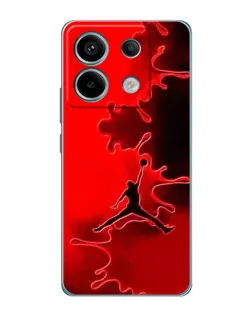 Чехол для Xiaomi Redmi Note 13 Pro с картинкой «Jordan Red Smoke»