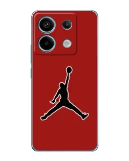 Чехол для Xiaomi Redmi Note 13 Pro с картинкой «Jordan Red Back»