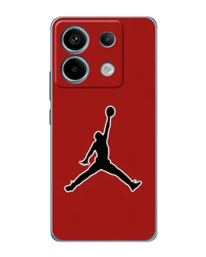 Чехол для Xiaomi Redmi Note 13 Pro с картинкой «Jordan Red Back»