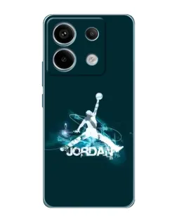 Чехол для Xiaomi Redmi Note 13 Pro с картинкой «Jordan Blue Fire»