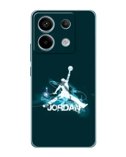Чехол для Xiaomi Redmi Note 13 Pro с картинкой «Jordan Blue Fire»