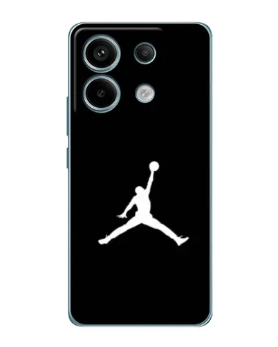 Чехол для Xiaomi Redmi Note 13 Pro с картинкой «Jordan Silhouette»