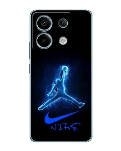 Чехол для Xiaomi Redmi Note 13 Pro с картинкой «Jordan Neon Blue»