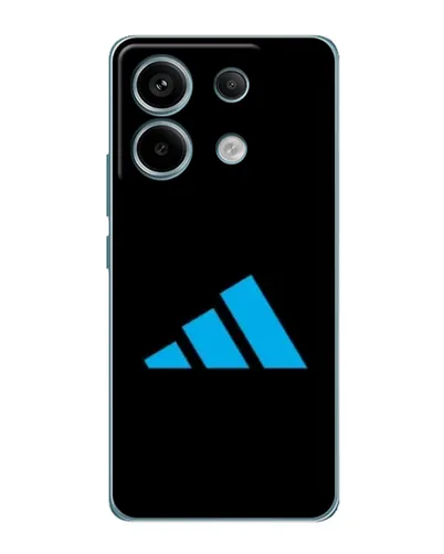 Чехол для Xiaomi Redmi Note 13 Pro с картинкой «Adidas Cyan Logo»