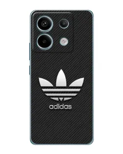 Чехол для Xiaomi Redmi Note 13 Pro с картинкой «Adidas Карбоновая текстура»
