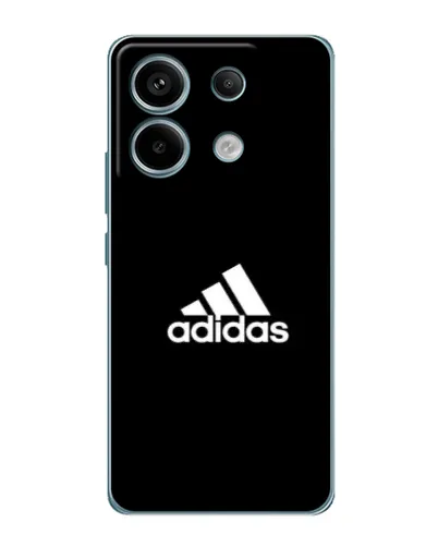 Чехол для Xiaomi Redmi Note 13 Pro с картинкой «Черная классика Adidas»