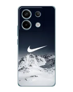 Чехол для Xiaomi Redmi Note 13 Pro с картинкой «Nike — зимние горы»