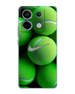 Чехол для Xiaomi Redmi Note 13 Pro с картинкой «Теннисные мячи Найк»