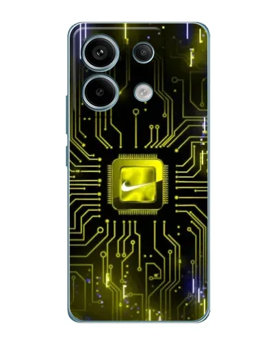 Чехол для Xiaomi Redmi Note 13 Pro с картинкой «Nike — золотая искра» Чехол для Xiaomi Redmi Note 13 Pro с картинкой «Nike — золотая искра»