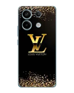 Чехол для Xiaomi Redmi Note 13 Pro с картинкой «LV — золотые искры»