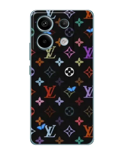 Чехол для Xiaomi Redmi Note 13 Pro с картинкой «Цветная монограмма LV»
