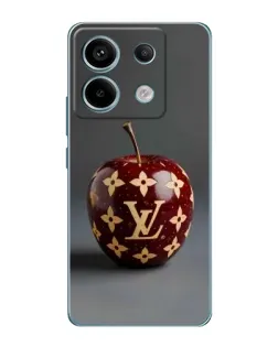 Чехол для Xiaomi Redmi Note 13 Pro с картинкой «Красное яблоко LV»