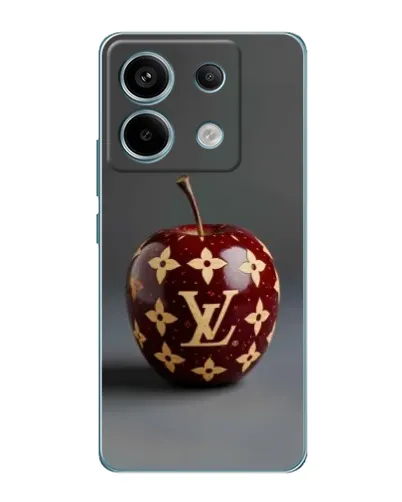 Чехол для Xiaomi Redmi Note 13 Pro с картинкой «Красное яблоко LV»