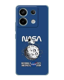 Чехол для Xiaomi Redmi Note 13 Pro с картинкой «NASA — лунная миссия»