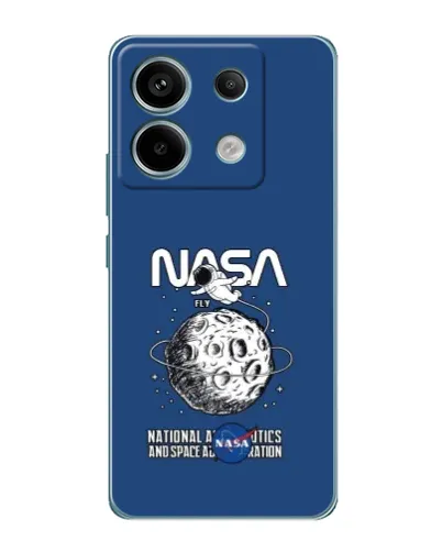 Чехол для Xiaomi Redmi Note 13 Pro с картинкой «NASA — лунная миссия» Чехол для Xiaomi Redmi Note 13 Pro с картинкой «NASA — лунная миссия»