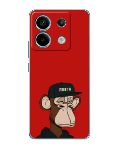 Чехол для Xiaomi Redmi Note 13 Pro с картинкой «Bored Ape — красный фон» Чехол для Xiaomi Redmi Note 13 Pro с картинкой «Bored Ape — красный фон»