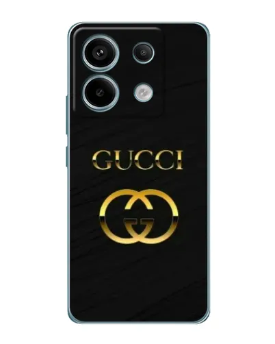 Чехол для Xiaomi Redmi Note 13 Pro с картинкой «Золотой логотип Gucci»