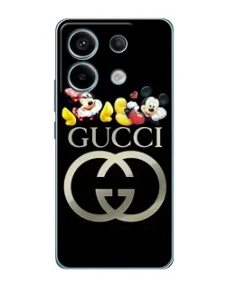 Чехол для Xiaomi Redmi Note 13 Pro с картинкой «Gucci — герои Disney»