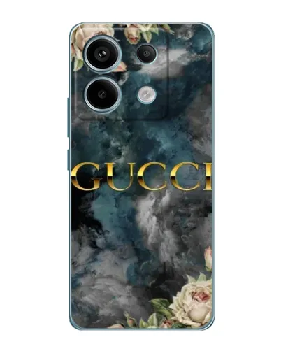 Чехол для Xiaomi Redmi Note 13 Pro с картинкой «Абстрактные цветы Gucci»
