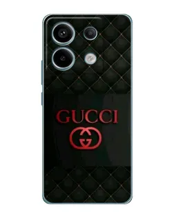 Чехол для Xiaomi Redmi Note 13 Pro с картинкой «Gucci — стеганый черный»