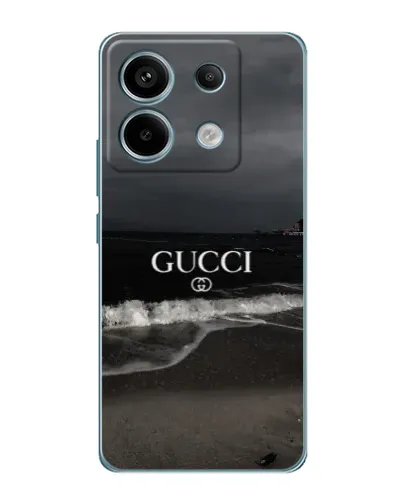 Чехол для Xiaomi Redmi Note 13 Pro с картинкой «Gucci — морской прибой»