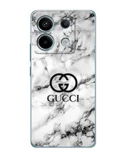 Чехол для Xiaomi Redmi Note 13 Pro с картинкой «Gucci — мраморный шик»