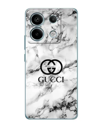 Чехол для Xiaomi Redmi Note 13 Pro с картинкой «Gucci — мраморный шик»